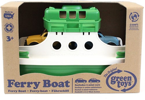 Green Toys Ferry Boat - Green/White-3