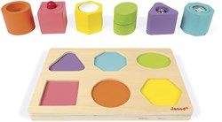 Janod I Wood - Vorm en geluid puzzel