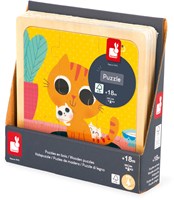 Janod houten puzzel kat Peanut - educatief speelgoed FSC hout-2