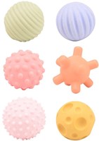 Happy World bio plastic motoriek en zintuig ballen, 6 in doo-3