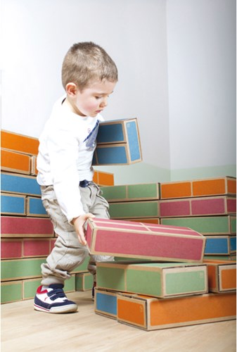 Eduplay bouwblokken karton grote set van 20 stuks multicolor-3