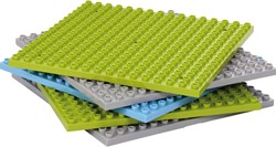 Eduplay bouwplaten grote noppen set van 5 stuks multicolor
