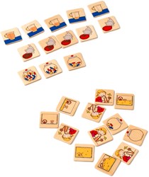 Eduplay educatief spel van vol naar leeg - leerkaarten karton