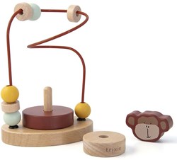 Trixie Houten kralenframe aap