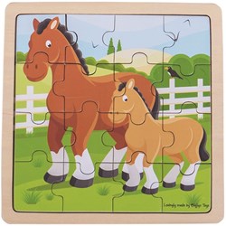 Bigjigs Paard en Veulen Puzzel