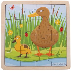 Bigjigs Eend en Eendje Puzzel