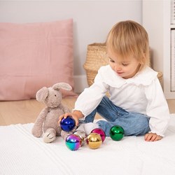 TickiT sensorisch speelgoed reflecterende kleurmysterieballen multicolor
