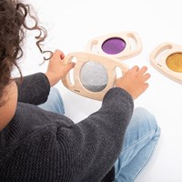 TickiT glitterpanelen speelgoed set van 3 - Easy Hold educatief