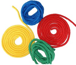 Eduplay touw set - kleurrijke speelropen 250 cm - multicolor