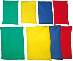 Eduplay beanbag blauw 15x9 cm - speelzakje voor kinderen