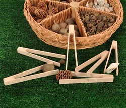 Cosy WOODEN TWEEZERS (6PK)
