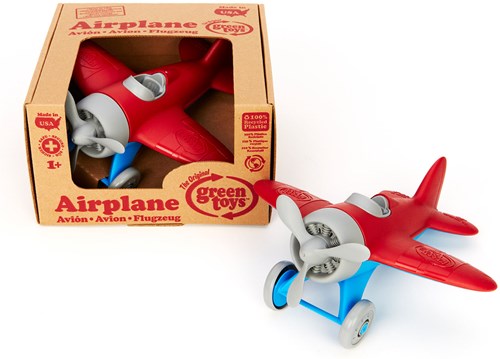 Green Toys Airplane - RED WINGS-2