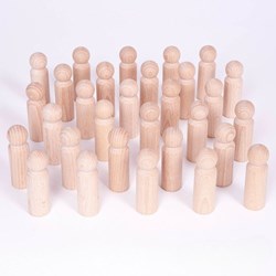 Cosy PLAIN PEG PEOPLE (30PK)