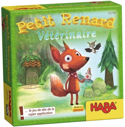 Haba Little Fox Dierendokter dobbelspel - educatief spel voor kinderen