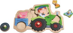 Haba Inlegpuzzel Dolle trekkerrit