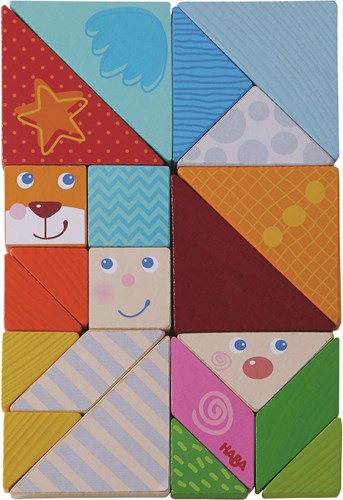 Haba Legspel kleurrijke Tangrammix