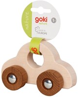 Goki houten voertuigen - handauto -  1stuk - willekeurig geleverd-2