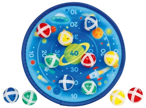 Goki dartbord speelgoed - Space thema - Gezelschapsspel voor kinderen