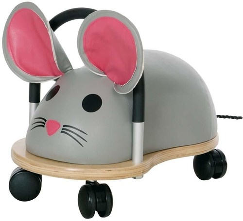 Wheelybug Loopauto Muis Groot - Loopwagen voor kinderen - Mouse Ride-on