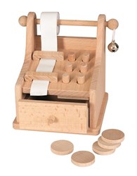 Egmont Toys Houten kassa 12x12x14 cm