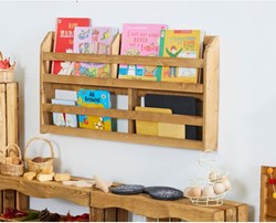 Cosy Curiosity Flat Fencing Wall Book Case Horizontal