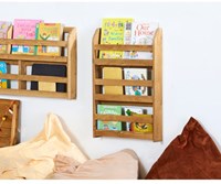 Cosy Curiosity Flat Facing Wall Book Case Vertical