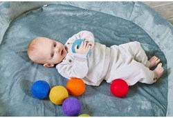 Cosy Large Rainbow Felt Balls