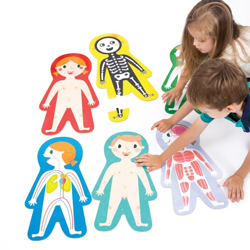 Banana Panda Suuuper Size Puzzles My Body 3+-3
