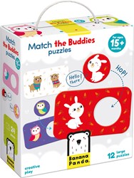 Banana Panda -  Zoek Dezelfde Vriendjes Puzzels - 12st.