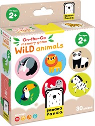 Banana Panda - On-the-Go Memory Spel Wilde Dieren - 30dlg.