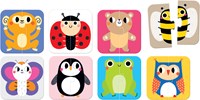 Banana Panda - On-the-Go Puzzel Halve Dieren - 16st.-2