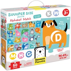 Banana Panda Suuuper Size Puzzle Alphabet Match 3+
