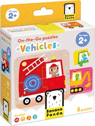 Banana Panda - On-the-Go Puzzel Voertuigen - 16st.