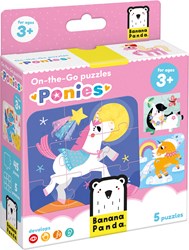 Banana Panda - On-the-Go Puzzel Pony's - 16st.