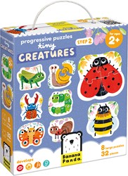 Banana Panda - Oplopende Puzzels Kleine Diertjes - 33st.