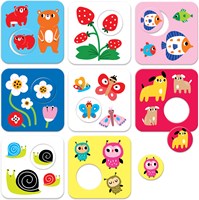 Banana Panda - Hoog Contrast Puzzel Zoek Dezelfde - 8dlg.-2