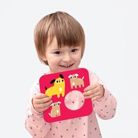 Banana Panda - Hoog Contrast Puzzel Zoek Dezelfde - 8dlg.-3