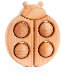 Bajo Houten Rammelaar Lieveheersbeestje - Naturel