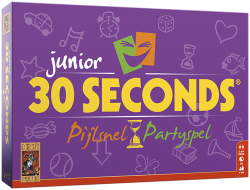 999 Games bordspel 30 Seconds Junior 7plus educatief kinderspel