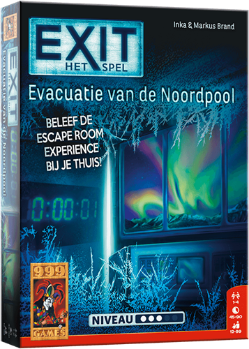 999 Games EXIT - Escape Room Spel Noordpool Breinbreker 12+