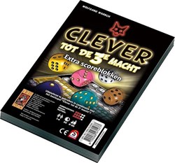 999 Games Scoreblokken Clever tot de 3e macht twee stuks
