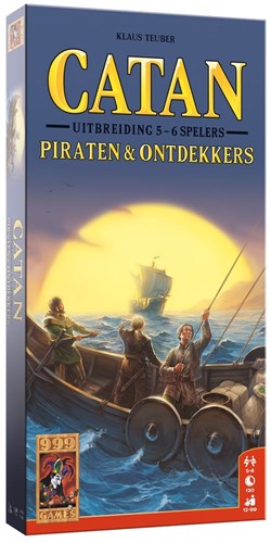 999 Games Catan bordspel uitbreiding Piraten en Ontdekkers 5-6 spelers