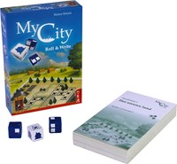 999 Games bordspel My City Roll & Write dobbelspel reisspel