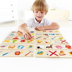 Hape educatief spel Cross Out - kleurrijk familiespel voor kinderen