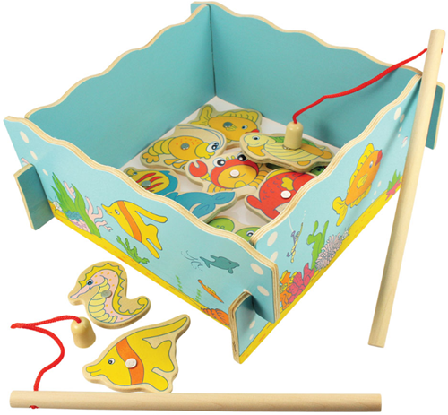 BigJigs houten visspel magnetisch speelgoed voor kinderen-3
