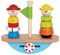 Hape houten stapelfiguur Balancerende boot