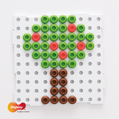 Eduplay bonenstaak bouwset - creatief speelgoed multicolor