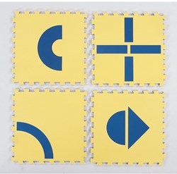 Eduplay puzzelspel Follow the route 12-delige set karton