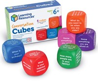 Learning Resources educatief speelgoed Conversation Cubes Engels taalspel