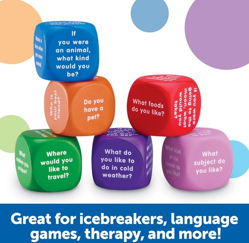 Learning Resources educatief speelgoed Conversation Cubes Engels taalspel-2